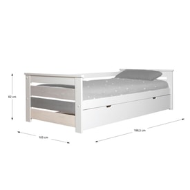 Cama Nido 90CM Color Blanco/multicolor miniatura 6