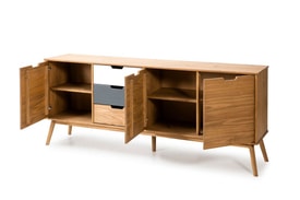 Aparador Cusco 3P3C Cera/gris miniatura 6