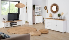 Mueble Tv Blanco/cera miniatura 3