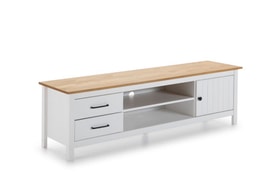 Mueble Tv Blanco/cera miniatura 8