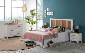 Cómoda Miranda 3C Blanco/cera miniatura 3