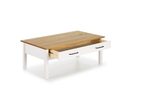 Mesa Centro Blanco/cera miniatura 5