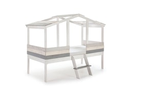 Cama Cabaña Blanco miniatura 14