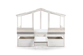 Cama Cabaña Blanco miniatura 9