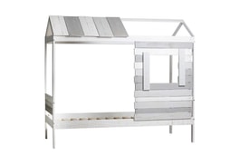 Cama Cabaña Blanco miniatura 14