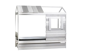 Cama Cabaña Blanco miniatura 15