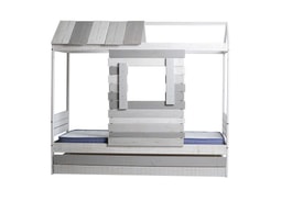 Cama Cabaña Blanco miniatura 16