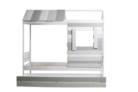 Cama Cabaña Blanco miniatura 19