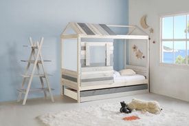 Cama Cabaña Blanco miniatura 2