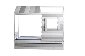 Cama Cabaña Blanco miniatura 21