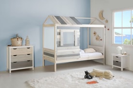 Cama Cabaña Blanco miniatura 4
