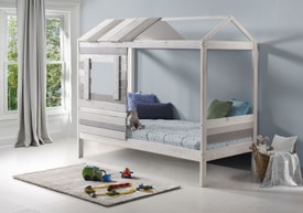 Cama Cabaña Blanco miniatura 5