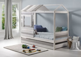 Cama Cabaña Blanco miniatura 7