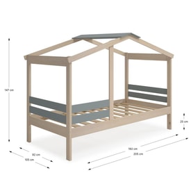 Cama Cabaña 90CM Color miniatura 3