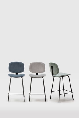 Taburete 65CM Gris Pata miniatura 2