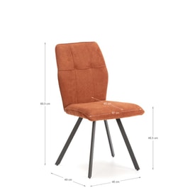 Silla Mery Marrón miniatura 3