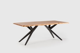 Mesa Rectangular 200CM Acacia Patas miniatura 12