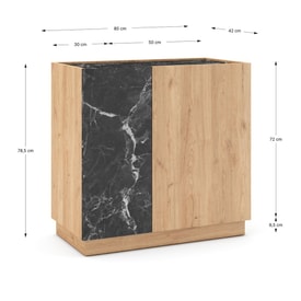 Mueble Auxiliar Mármol miniatura 3