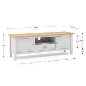 Mueble Tv Blanco miniatura 3