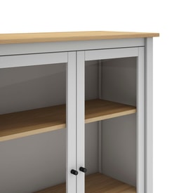 Vitrina Misti Color Blanco/roble miniatura 3
