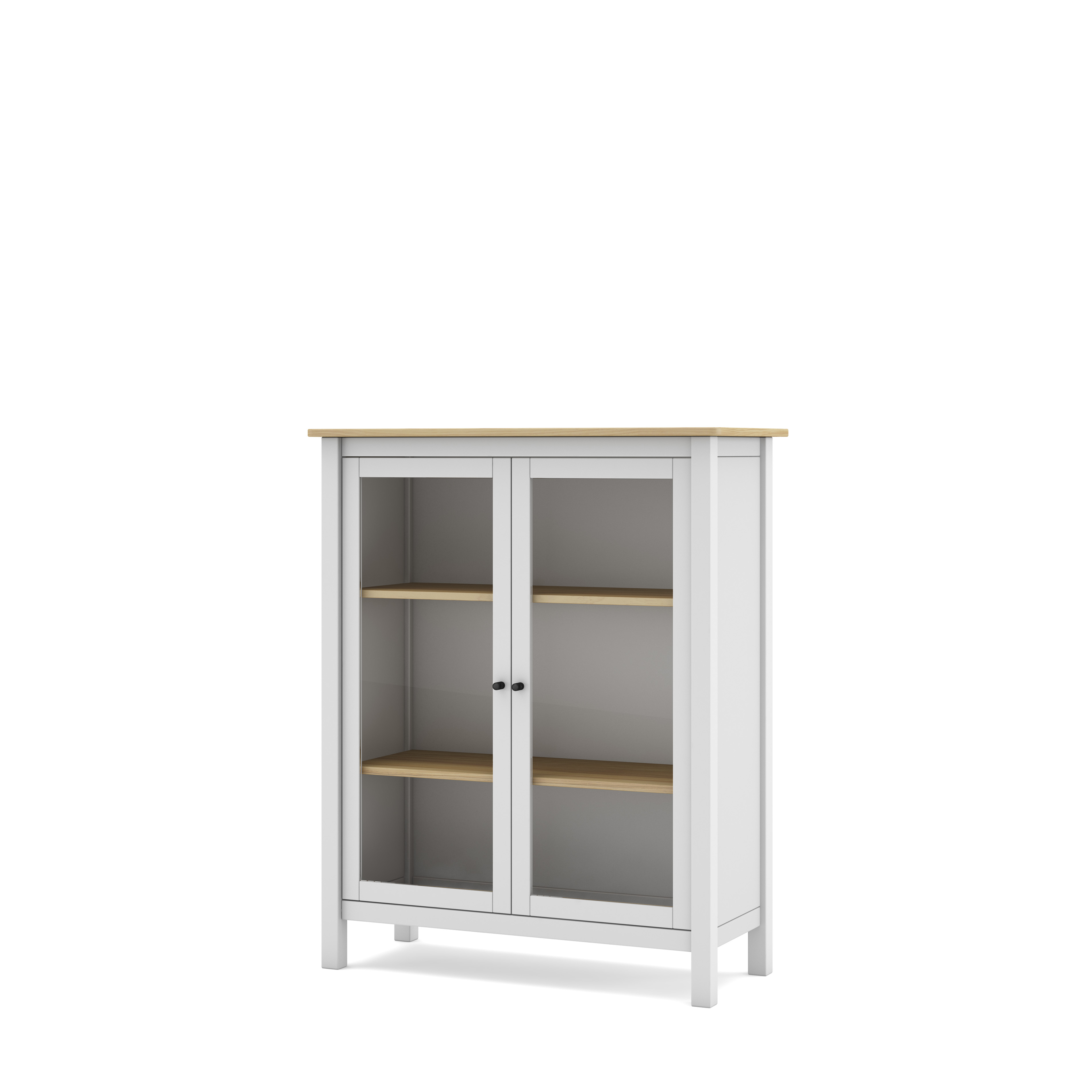 Vitrina Misti 2P Blanco/roble miniatura 5