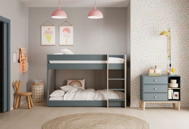 Cómoda Esteban 3C2H Verde miniatura 2