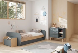 Cómoda Esteban 3C2H Verde miniatura 3