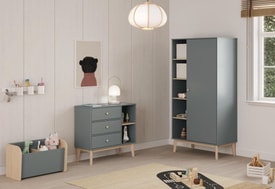 Cómoda Esteban 3C2H Verde miniatura 7