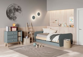 Cómoda Esteban 3C2H Verde miniatura 9