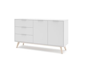 Aparador Campus 2P3C Blanco/Cera Blanca miniatura 5