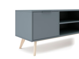Mueble de TV Pisco 2P2H Verde miniatura 4