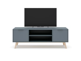 Mueble de TV Pisco 2P2H Verde miniatura 6