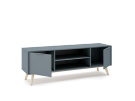 Mueble de TV Pisco 2P2H Verde miniatura 8