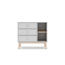 Cómoda Esteban 3C2H Blanco/cera miniatura 9