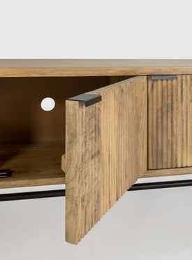 Mueble Tv Mango 3 Puertas Marrón miniatura 3