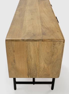 Mueble Tv Mango 3 Puertas Marrón miniatura 6