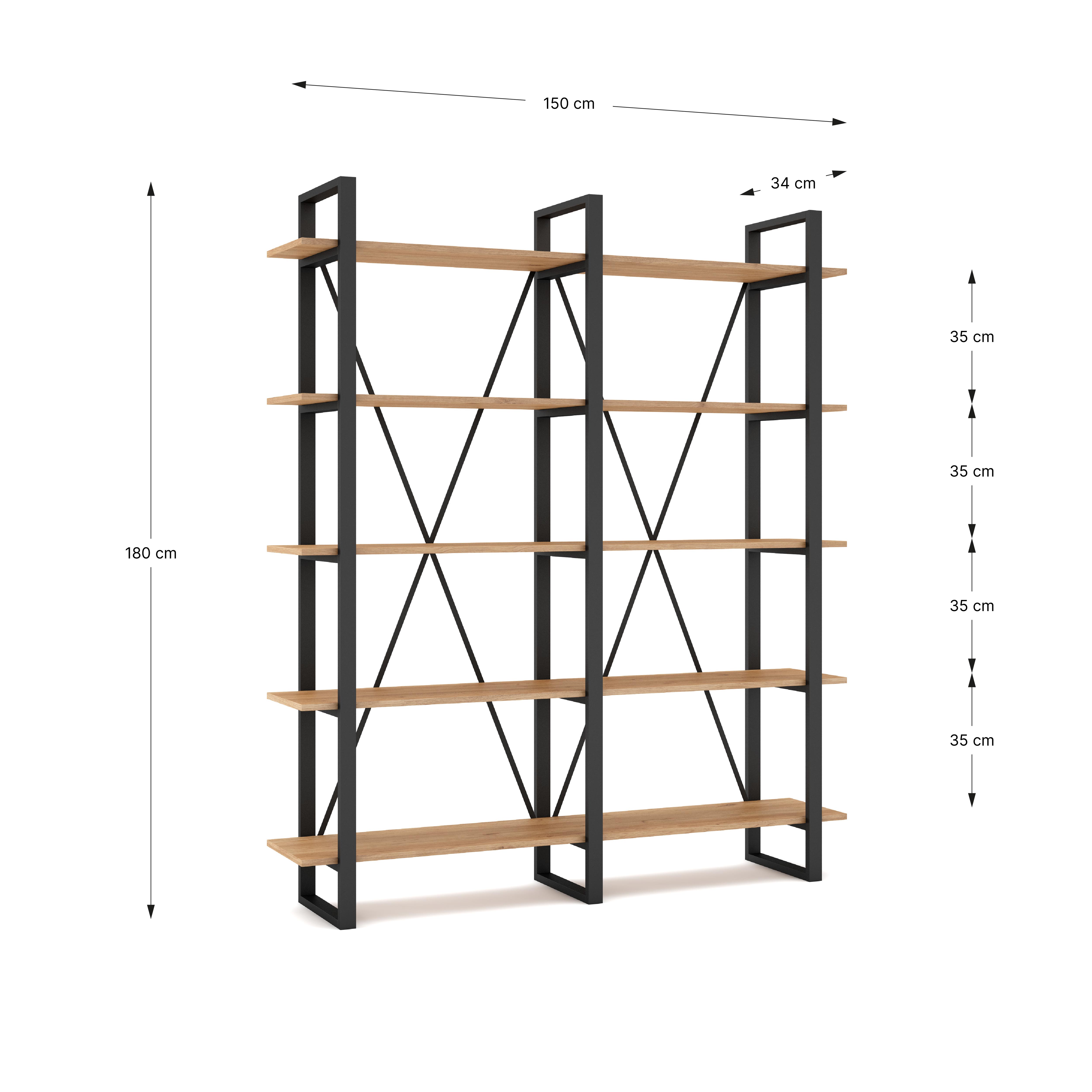 Estanteria Aviva 147.5cm miniatura 3