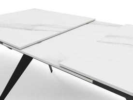 Mesa Rect. Ext. Lula Cerámica Blanca Pie miniatura 4