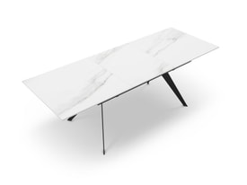 Mesa Rect. Ext. Lula Cerámica Blanca Pie miniatura 5