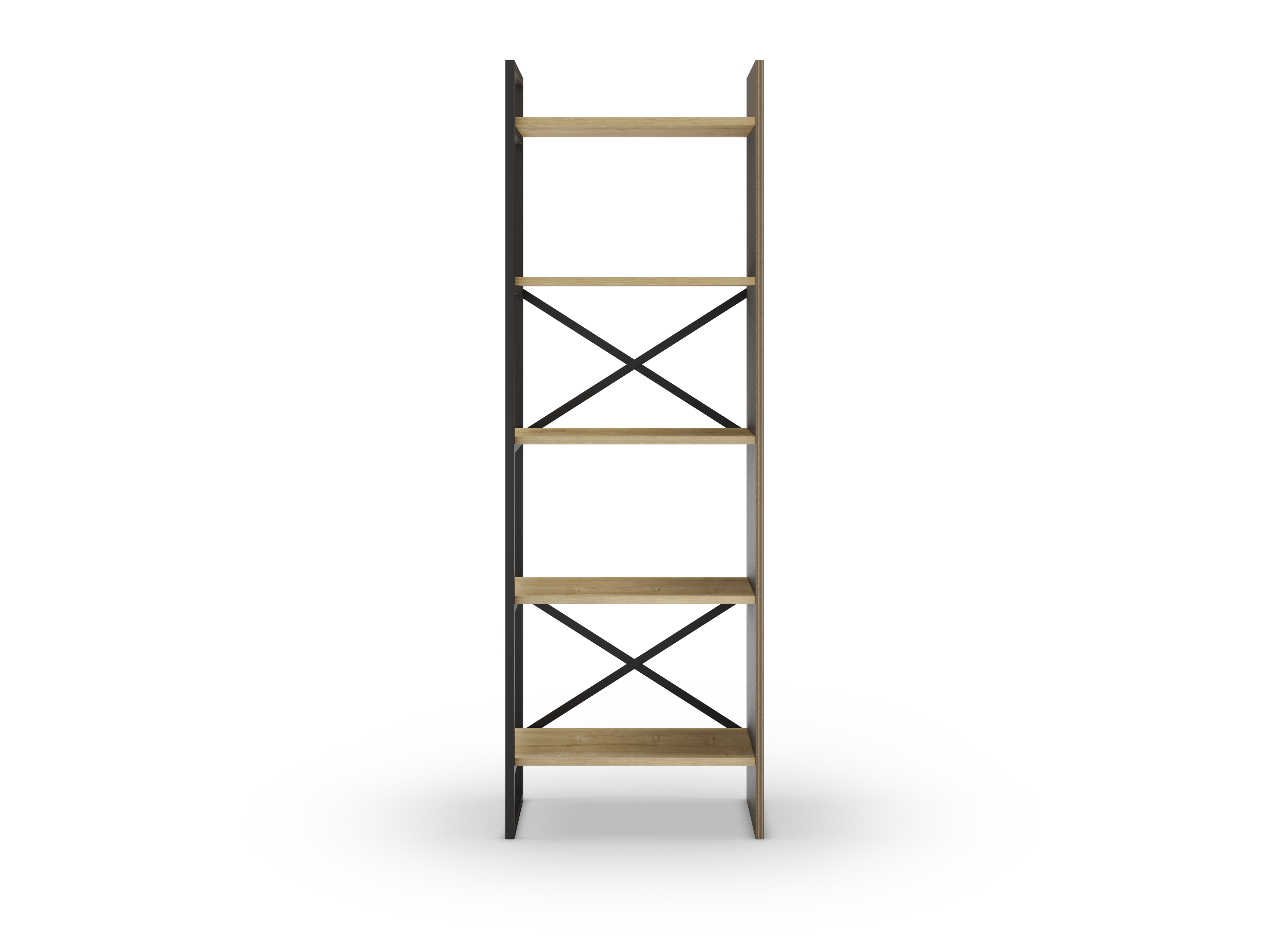 Estanteria Ara 58CM Roble/negro miniatura 5