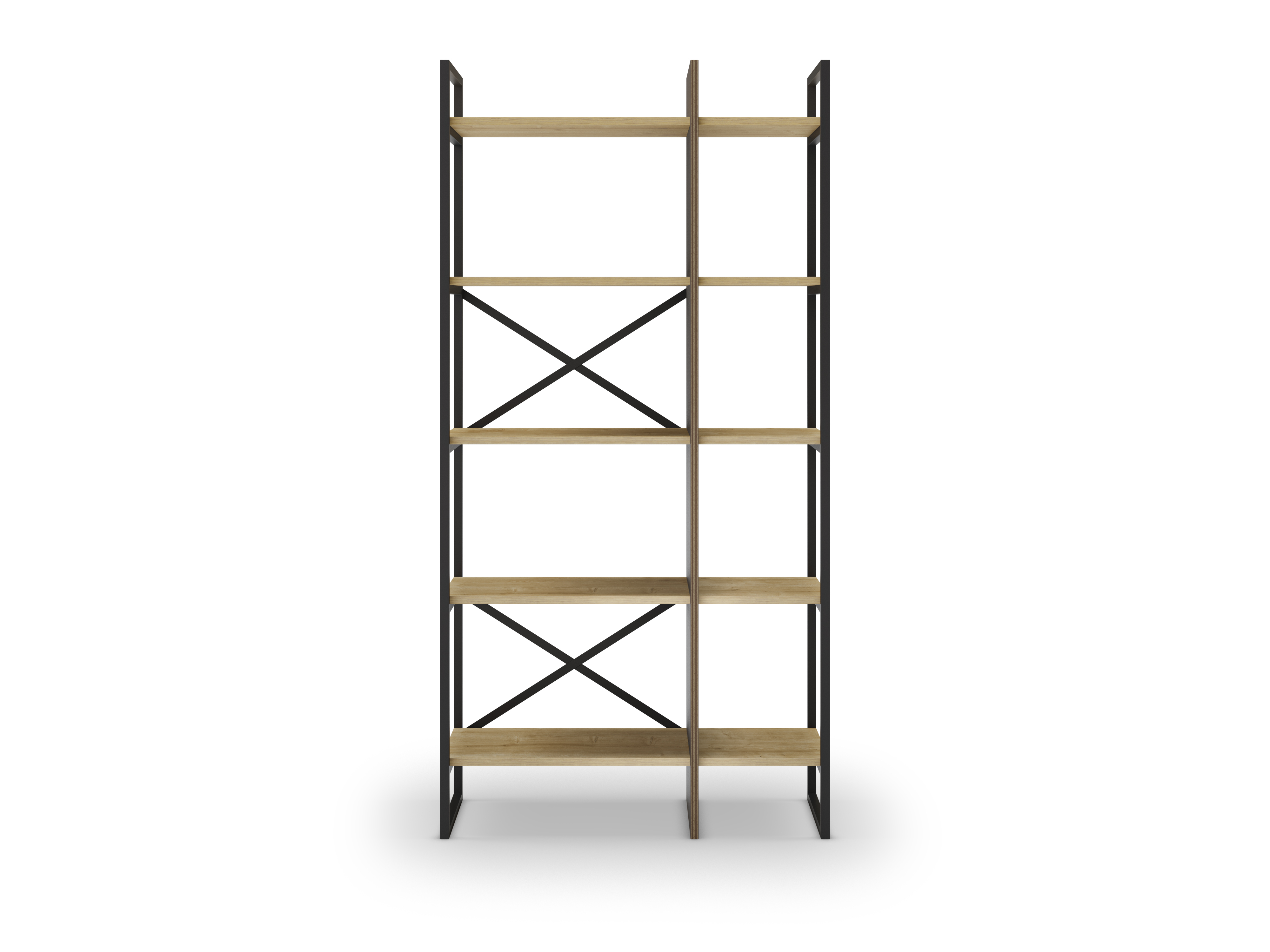 Estanteria Ara 87.5cm Roble/negro miniatura 5