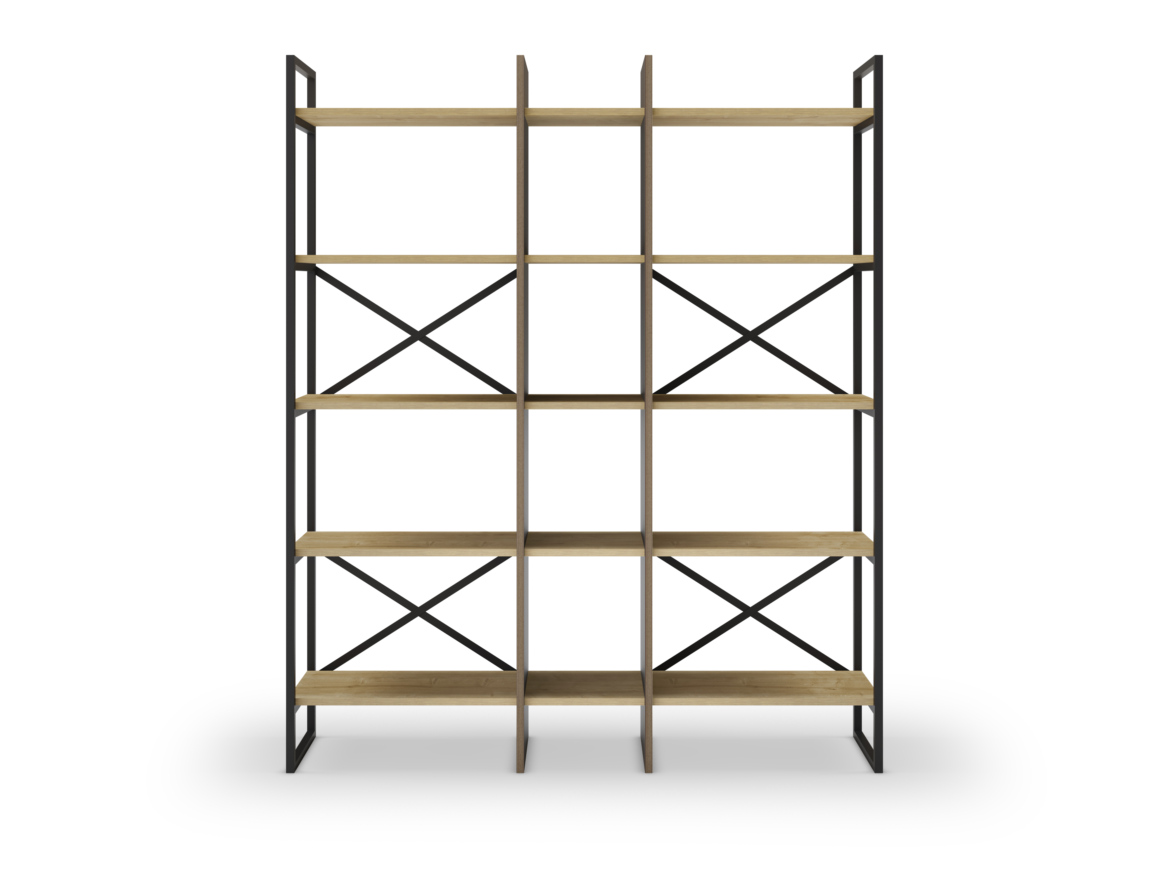 Estanteria Ara 143.5cm Roble/negro miniatura 5