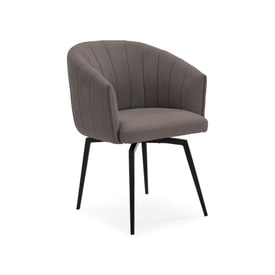 Sillón Giratorio Gris miniatura 3