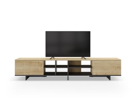 Mueble Tv 230 Cm Color Roble/negro miniatura 10