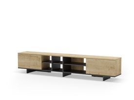 Mueble Tv 230 Cm Color Roble/negro miniatura 6