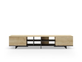 Mueble Tv 230 Cm Color Roble/negro miniatura 7