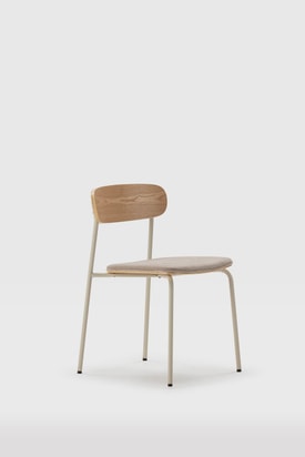 Silla Beige Patas miniatura 2