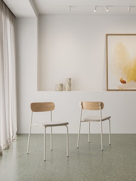 Silla Beige Patas miniatura 3