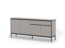 Aparador 180CM Color Crema/negro miniatura 3