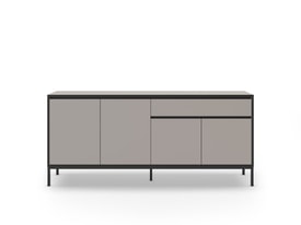 Aparador 180CM Color Crema/negro miniatura 4